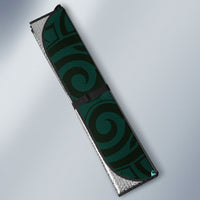 New Zealand Ta Moko Auto Sun Shade Aotearoa Maori Chest Tattoo Turquoise