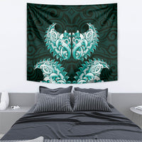 New Zealand Ta Moko Tapestry Aotearoa Maori Chest Tattoo Turquoise