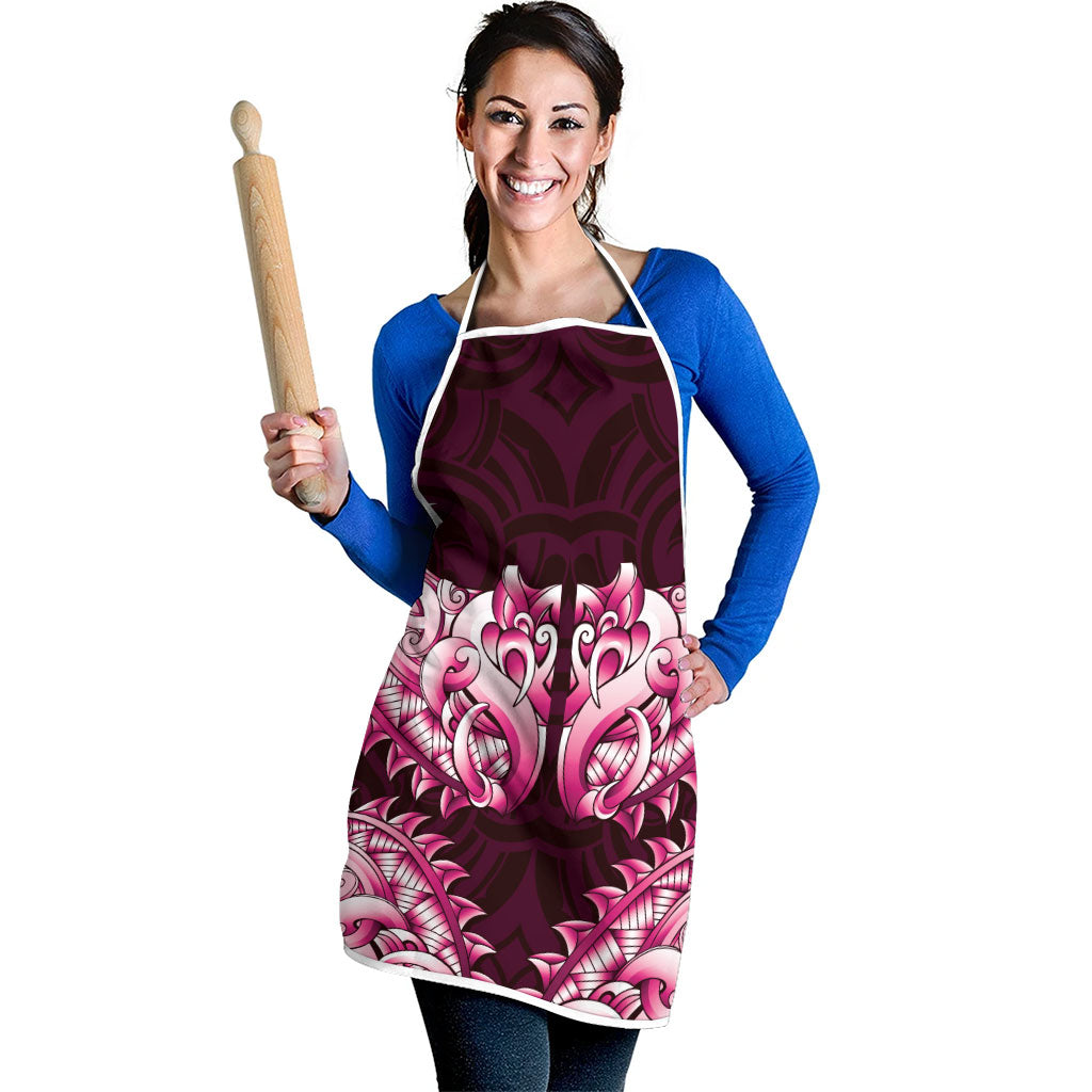 New Zealand Ta Moko Apron Aotearoa Maori Chest Tattoo Pink