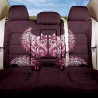 New Zealand Ta Moko Back Car Seat Cover Aotearoa Maori Chest Tattoo Pink