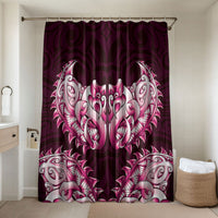 New Zealand Ta Moko Bathroom Set Aotearoa Maori Chest Tattoo Pink