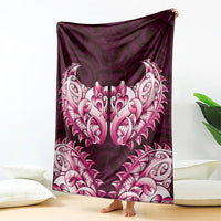 New Zealand Ta Moko Blanket Aotearoa Maori Chest Tattoo Pink
