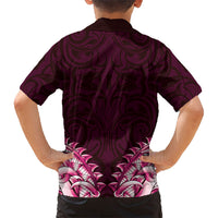 New Zealand Ta Moko Hawaiian Shirt Aotearoa Maori Chest Tattoo Pink