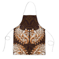 New Zealand Ta Moko Apron Aotearoa Maori Chest Tattoo Orange