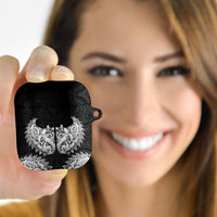 New Zealand Ta Moko AirPods Case Aotearoa Maori Chest Tattoo Black