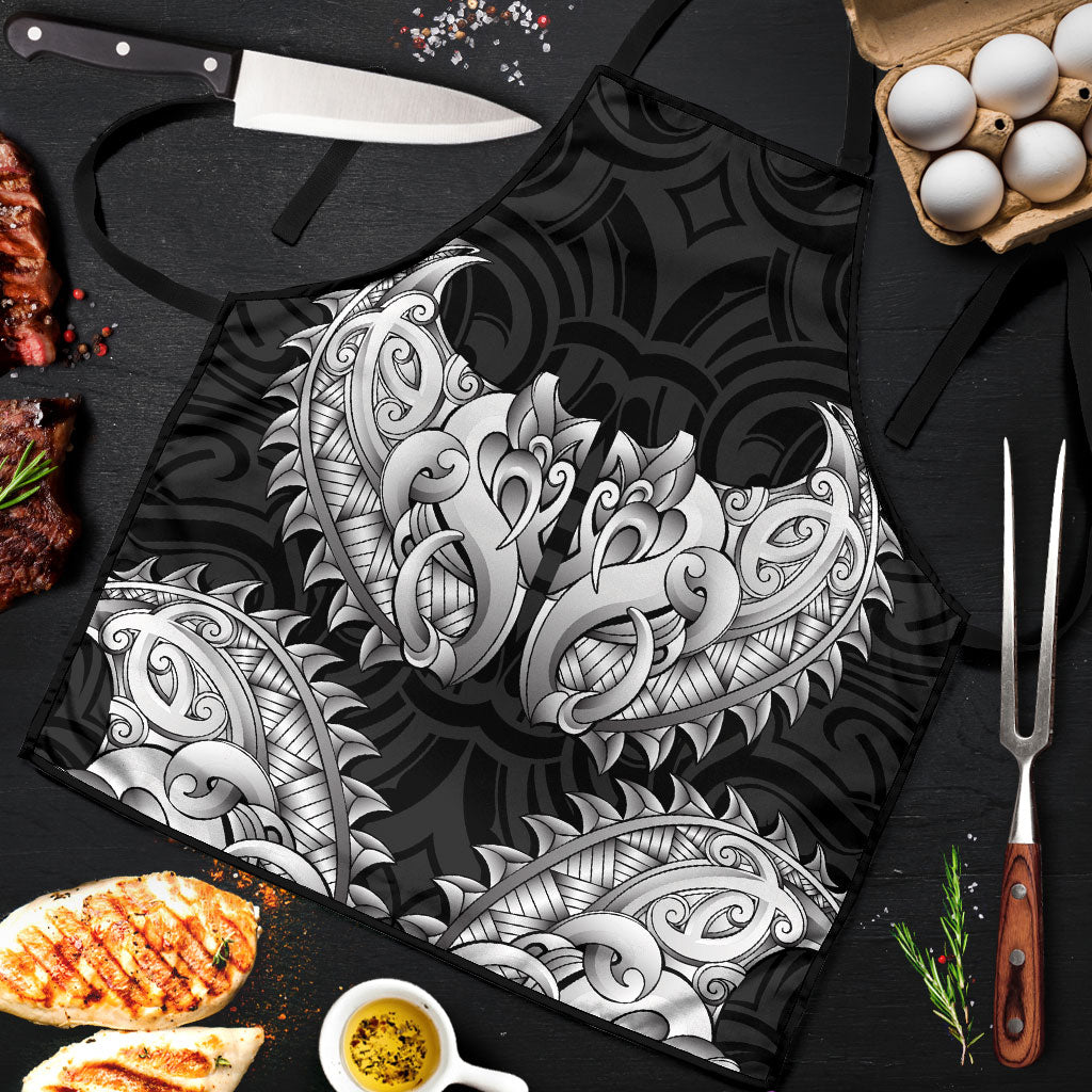 New Zealand Ta Moko Apron Aotearoa Maori Chest Tattoo Black