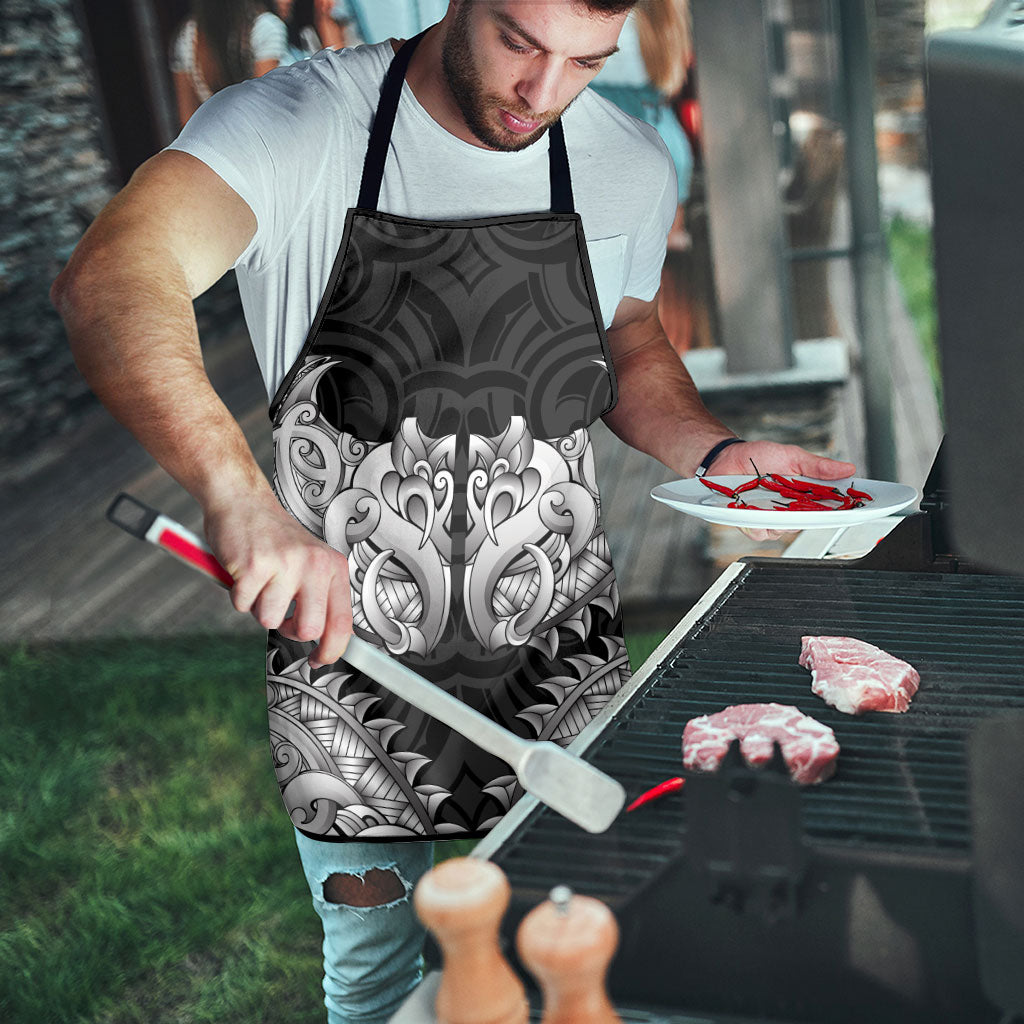 New Zealand Ta Moko Apron Aotearoa Maori Chest Tattoo Black