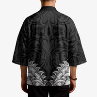 New Zealand Ta Moko Kimono Aotearoa Maori Chest Tattoo Black