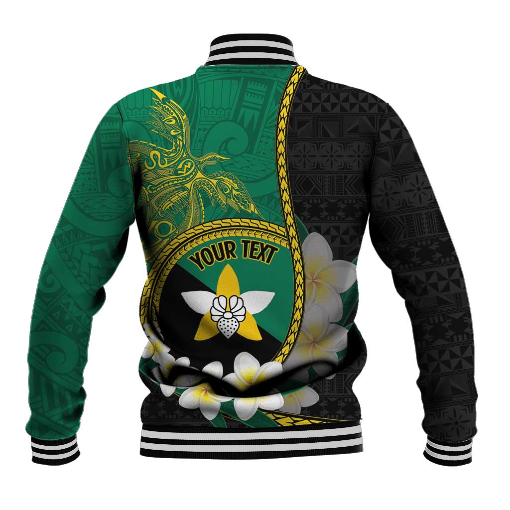 Personalised PNG Enga Provins Baseball Jacket Papua New Guinea Plumeria Melanesian Pattern LT14 - Polynesian Pride