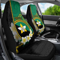 Personalised PNG Enga Provins Car Seat Cover Papua New Guinea Plumeria Melanesian Pattern - Polynesian Pride