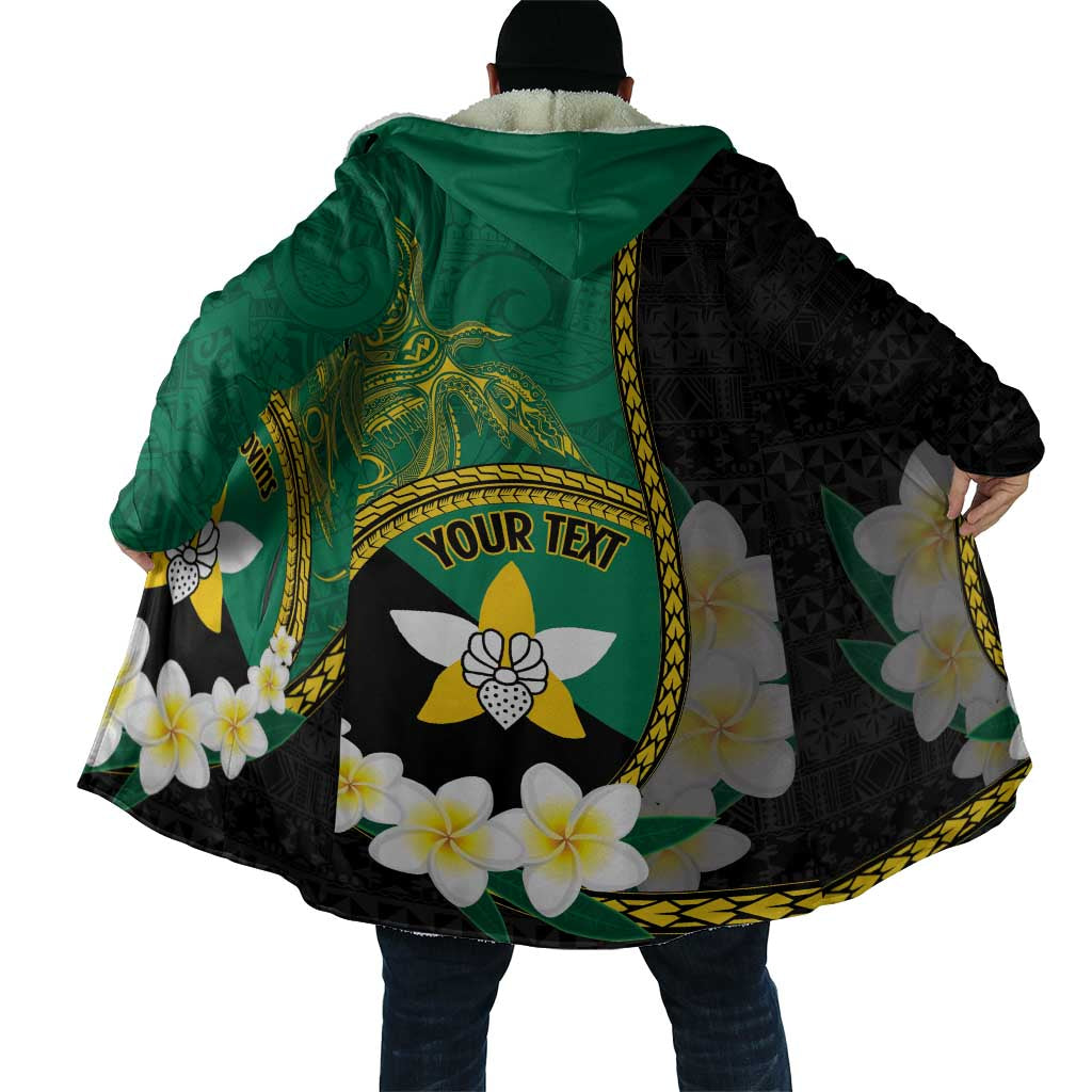 Personalised PNG Enga Provins Cloak Papua New Guinea Plumeria Melanesian Pattern - Polynesian Pride
