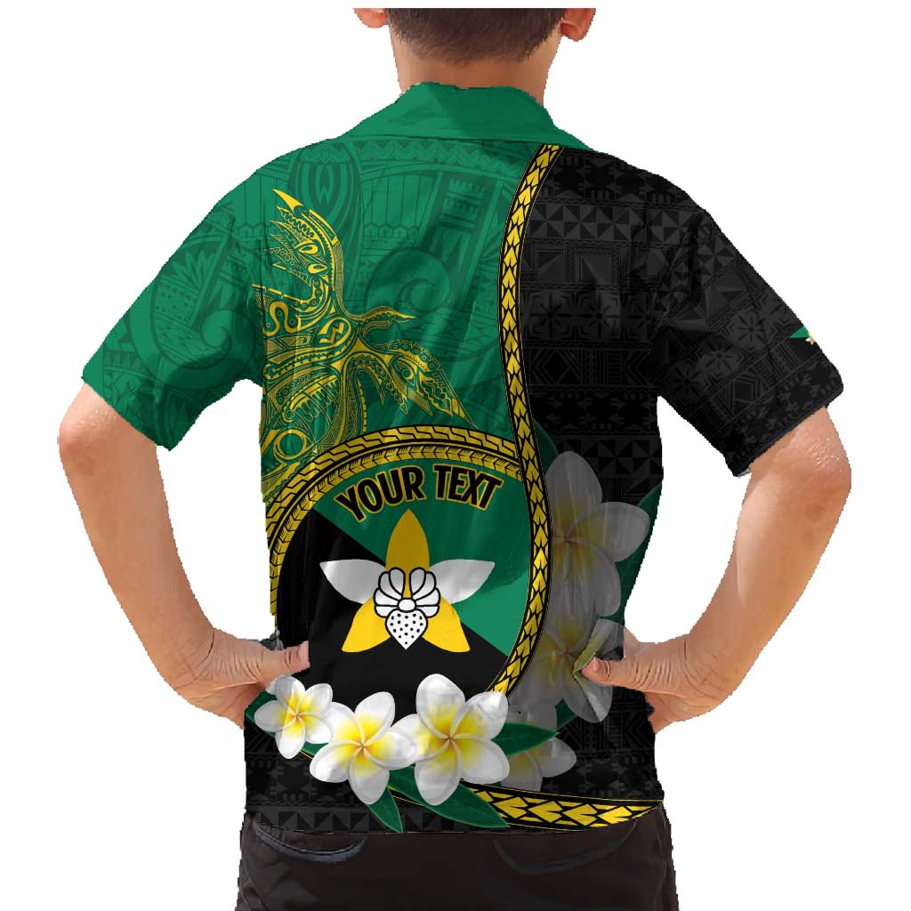 Personalised PNG Enga Provins Family Matching Mermaid Dress and Hawaiian Shirt Papua New Guinea Plumeria Melanesian Pattern - Polynesian Pride