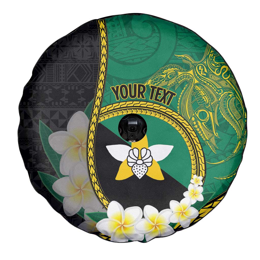 Personalised PNG Enga Provins Spare Tire Cover Papua New Guinea Plumeria Melanesian Pattern - Polynesian Pride