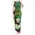Personalised PNG Enga Provins Tank Maxi Dress Papua New Guinea Plumeria Melanesian Pattern - Polynesian Pride