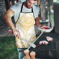 Gold White New Zealand Manta Ray Apron Aotearoa Maori Haehae - Polynesian Pride