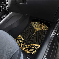 Gold Black New Zealand Manta Ray Car Mats Aotearoa Maori Haehae LT14 - Polynesian Pride