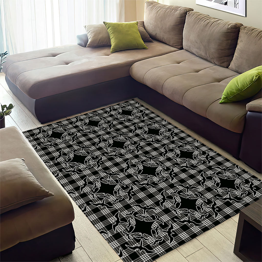 Eleele Hawaii Iwa Bird Palaka Motifs Area Rug LT14 - Polynesian Pride