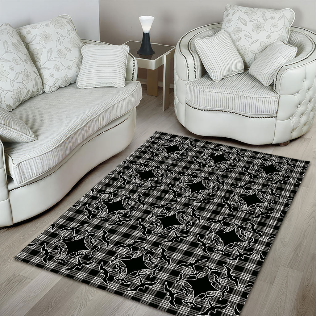 Eleele Hawaii Iwa Bird Palaka Motifs Area Rug LT14 - Polynesian Pride