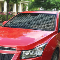 Eleele Hawaii Iwa Bird Palaka Motifs Auto Sun Shade LT14 - Polynesian Pride