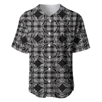 Eleele Hawaii Iwa Bird Palaka Motifs Baseball Jersey LT14 Black - Polynesian Pride