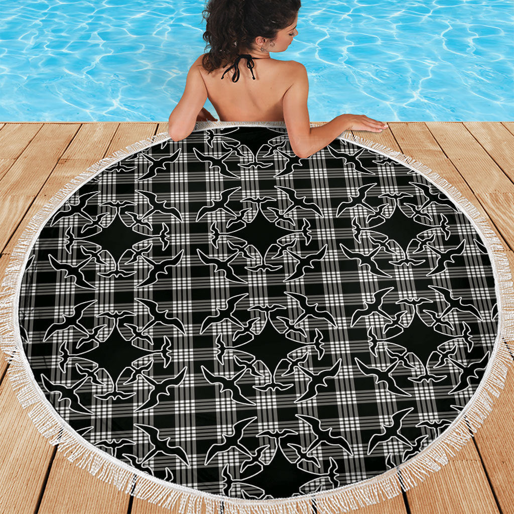 Eleele Hawaii Iwa Bird Palaka Motifs Beach Blanket LT14 - Polynesian Pride