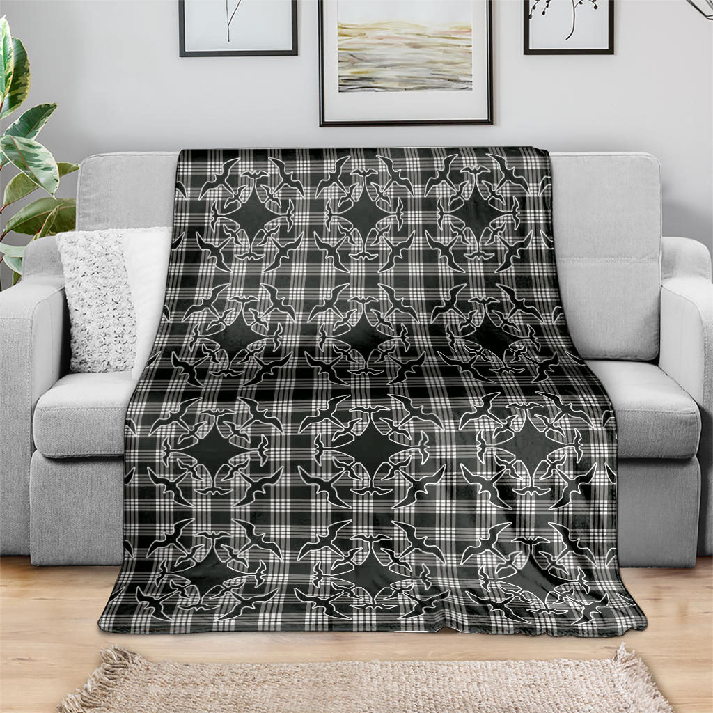 Eleele Hawaii Iwa Bird Palaka Motifs Blanket LT14 - Polynesian Pride