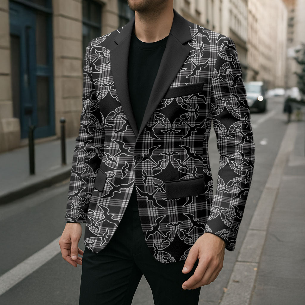 Eleele Hawaii Iwa Bird Palaka Motifs Blazer LT14 - Polynesian Pride