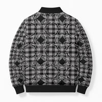 Eleele Hawaii Iwa Bird Palaka Motifs Bomber Puffer Jacket LT14 - Polynesian Pride