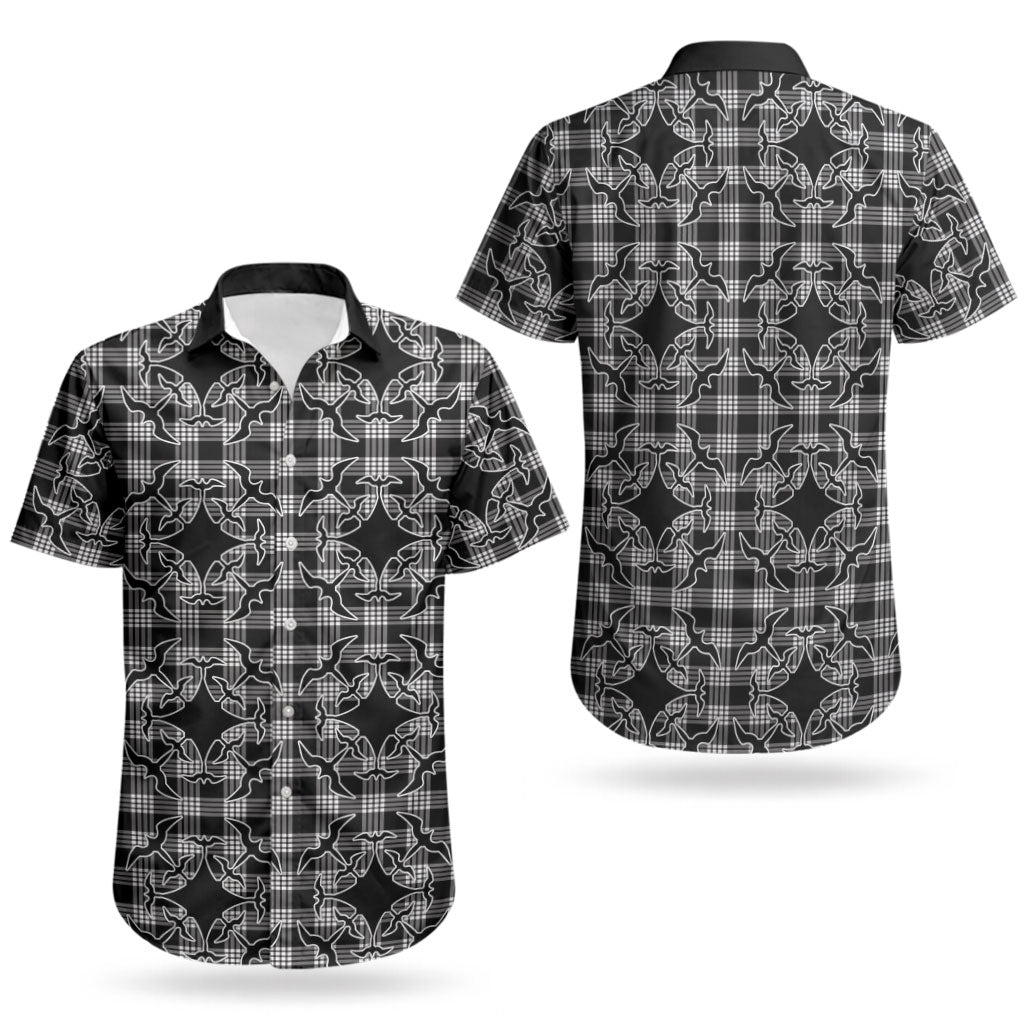 Eleele Hawaii Iwa Bird Palaka Motifs Couples Matching Summer Maxi Dress and Hawaiian Shirt LT14 - Polynesian Pride