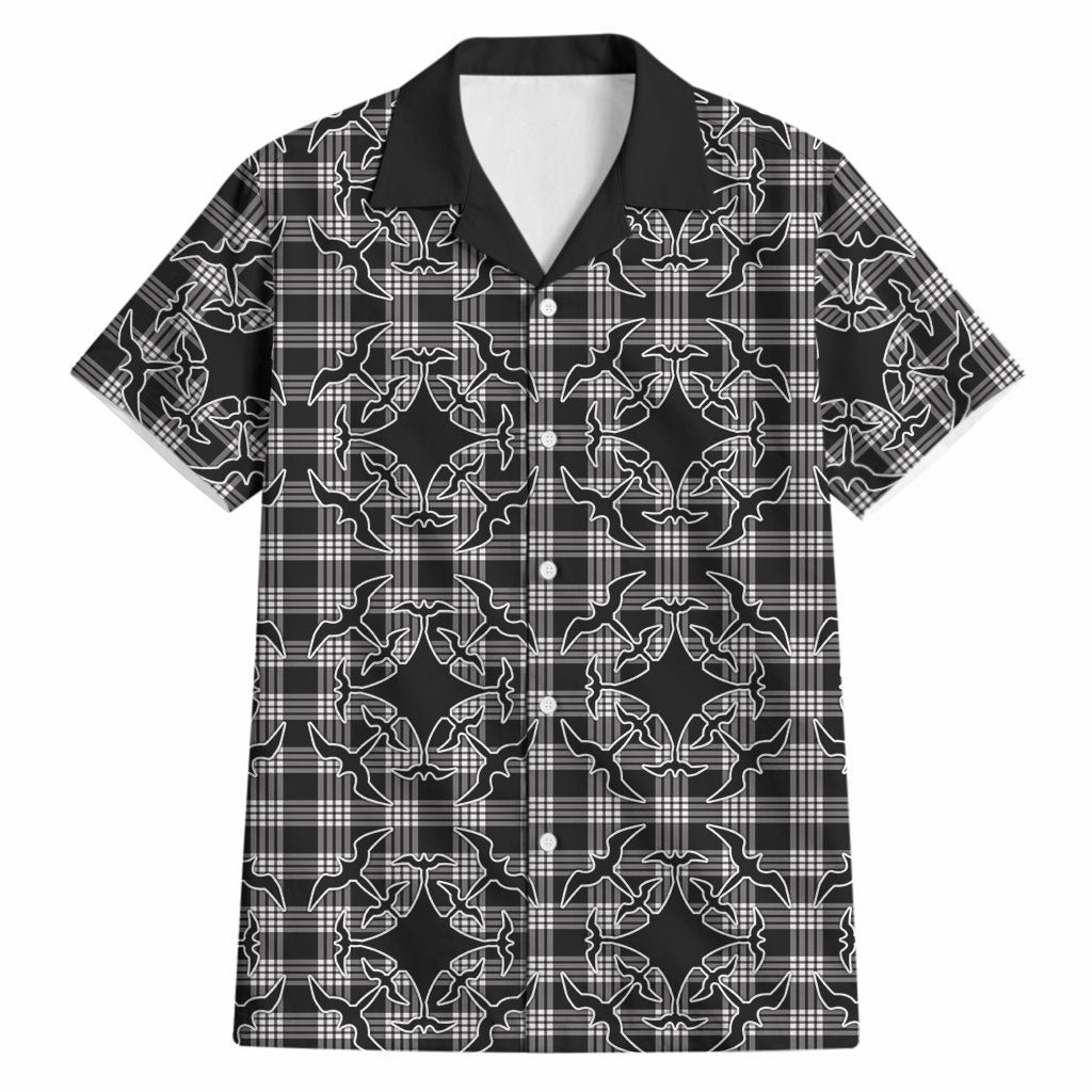 Eleele Hawaii Iwa Bird Palaka Motifs Hawaiian Shirt