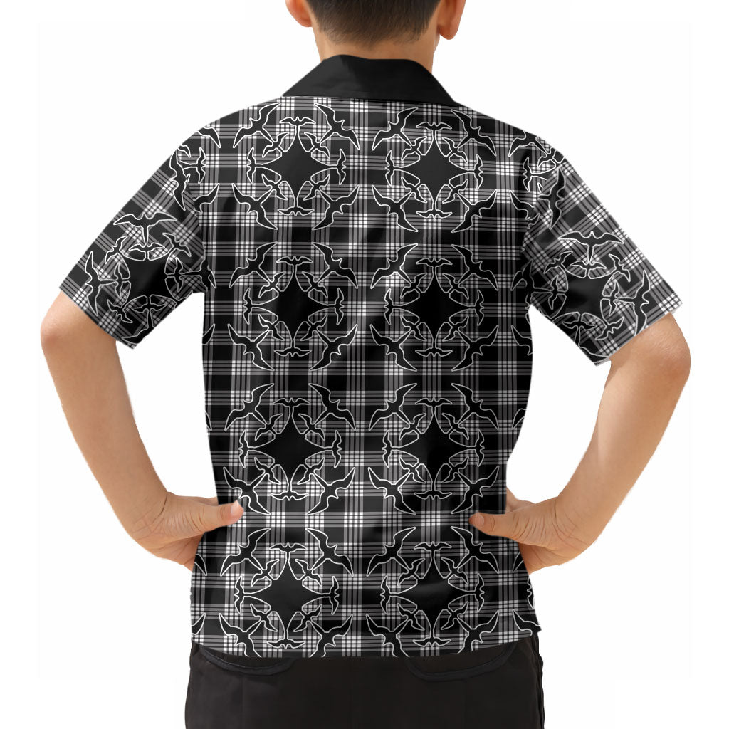 Eleele Hawaii Iwa Bird Palaka Motifs Hawaiian Shirt LT14 - Polynesian Pride