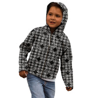 Eleele Hawaii Iwa Bird Palaka Motifs Kid Hoodie LT14 - Polynesian Pride