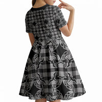 Eleele Hawaii Iwa Bird Palaka Motifs Kid Short Sleeve Dress LT14 - Polynesian Pride