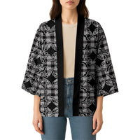 Eleele Hawaii Iwa Bird Palaka Motifs Kimono LT14 - Polynesian Pride