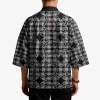 Eleele Hawaii Iwa Bird Palaka Motifs Kimono LT14 - Polynesian Pride