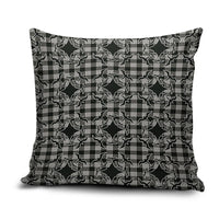 Eleele Hawaii Iwa Bird Palaka Motifs Pillow Cover LT14 Black - Polynesian Pride