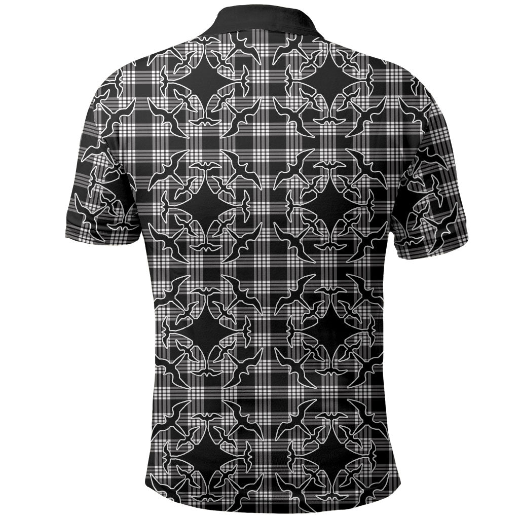 Eleele Hawaii Iwa Bird Palaka Motifs Polo Shirt LT14 - Polynesian Pride