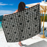 Eleele Hawaii Iwa Bird Palaka Motifs Sarong LT14 One Size 44 x 66 inches Black - Polynesian Pride