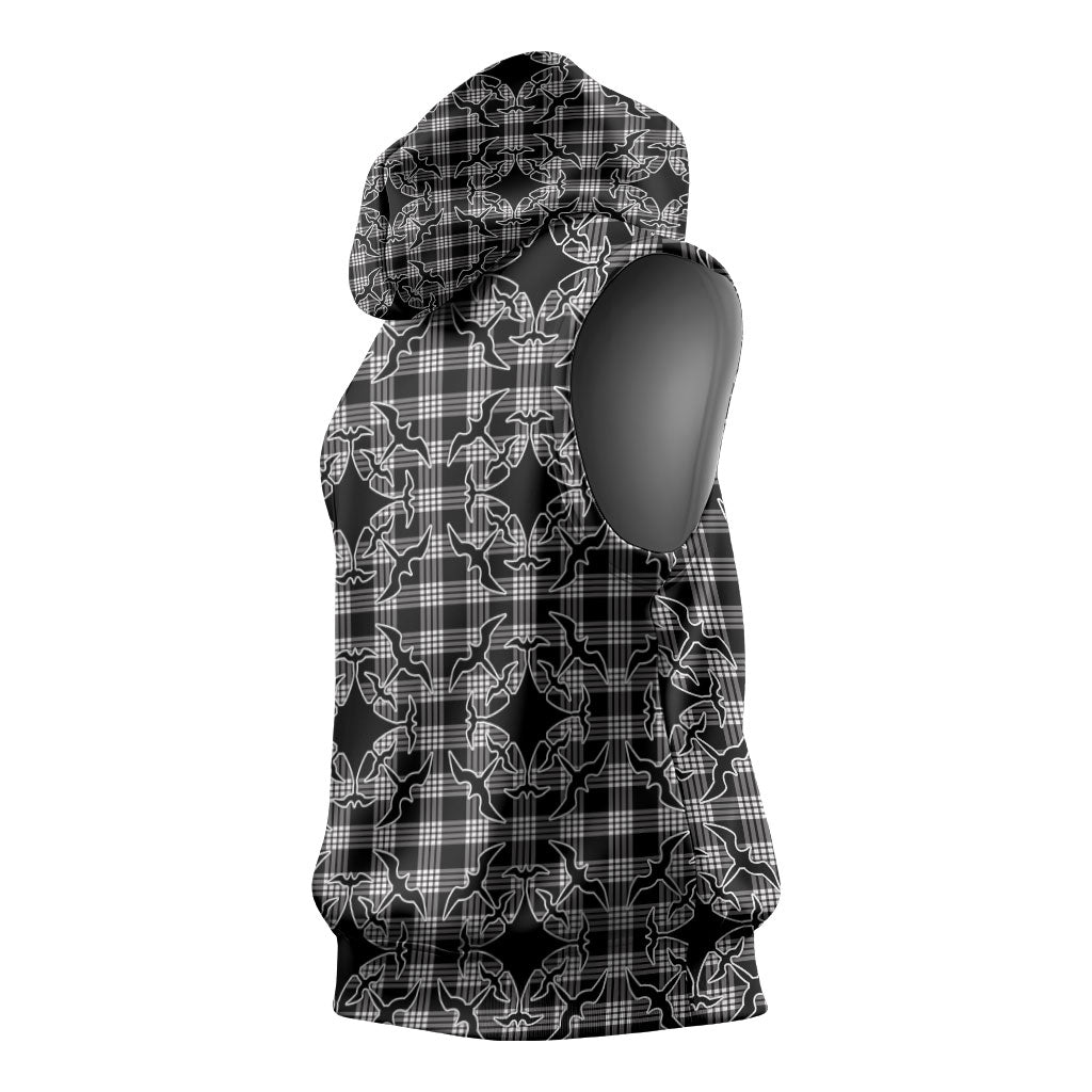Eleele Hawaii Iwa Bird Palaka Motifs Sleeveless Hoodie LT14 - Polynesian Pride