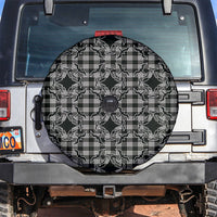 Eleele Hawaii Iwa Bird Palaka Motifs Spare Tire Cover LT14 Black - Polynesian Pride