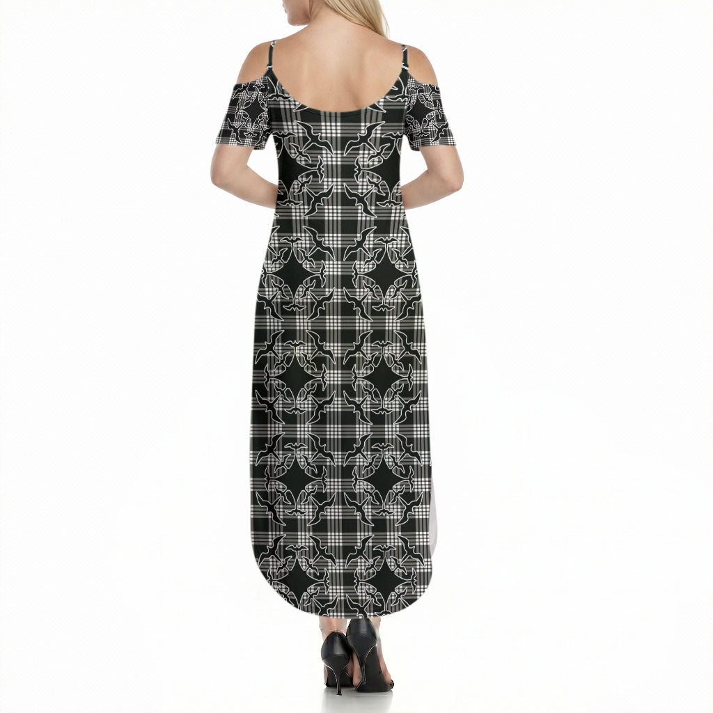 Eleele Hawaii Iwa Bird Palaka Motifs Summer Maxi Dress LT14 - Polynesian Pride