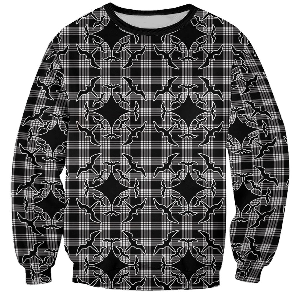Eleele Hawaii Iwa Bird Palaka Motifs Sweatshirt