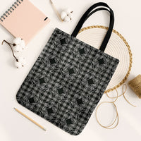 Eleele Hawaii Iwa Bird Palaka Motifs Tote Bag LT14 Black Strap One Size Black - Polynesian Pride