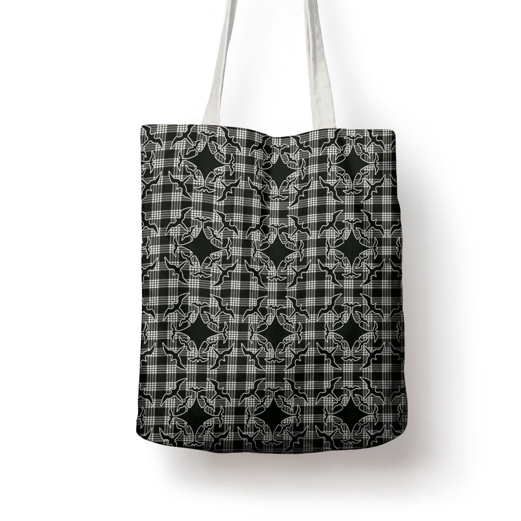 Eleele Hawaii Iwa Bird Palaka Motifs Tote Bag LT14 - Polynesian Pride