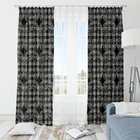 Eleele Hawaii Iwa Bird Palaka Motifs Window Curtain LT14 - Polynesian Pride