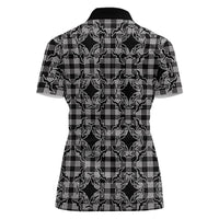 Eleele Hawaii Iwa Bird Palaka Motifs Women Polo Shirt LT14 - Polynesian Pride