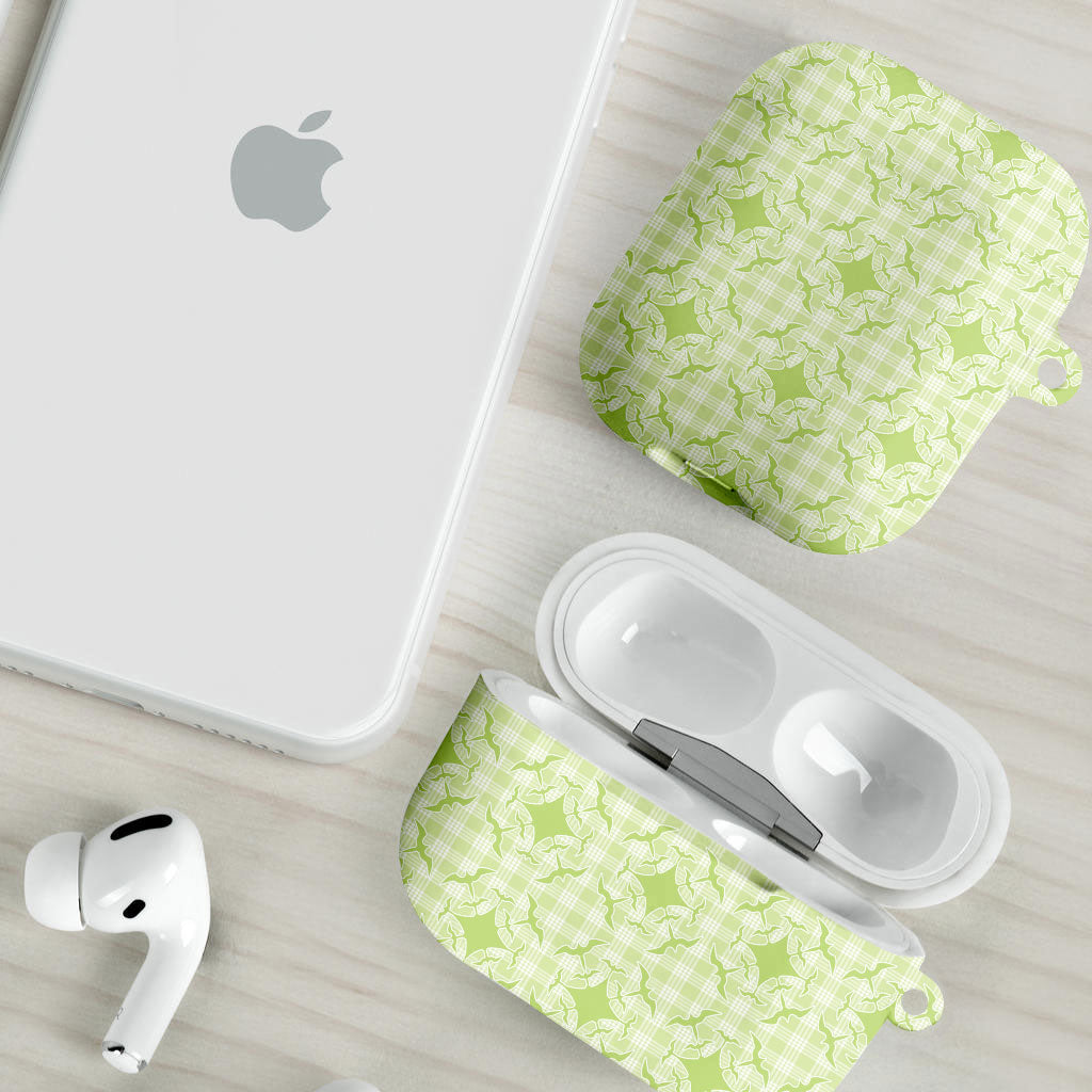 Omaomao Hawaii Iwa Bird Palaka Motifs AirPods Case LT14 - Polynesian Pride