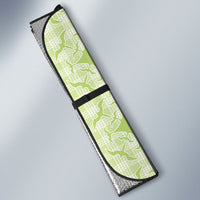 Omaomao Hawaii Iwa Bird Palaka Motifs Auto Sun Shade LT14 - Polynesian Pride