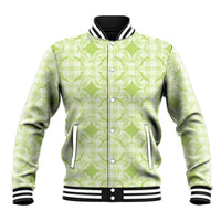 Omaomao Hawaii Iwa Bird Palaka Motifs Baseball Jacket LT14 Unisex Green - Polynesian Pride
