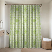 Omaomao Hawaii Iwa Bird Palaka Motifs Bathroom Set LT14 Shower Curtain Only Green - Polynesian Pride